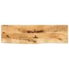 VidaXL Tabletop 110x20x2.5 Cm Live Edge Solid Mango Wood, Wooden Table Top, Side Table Top, 370325