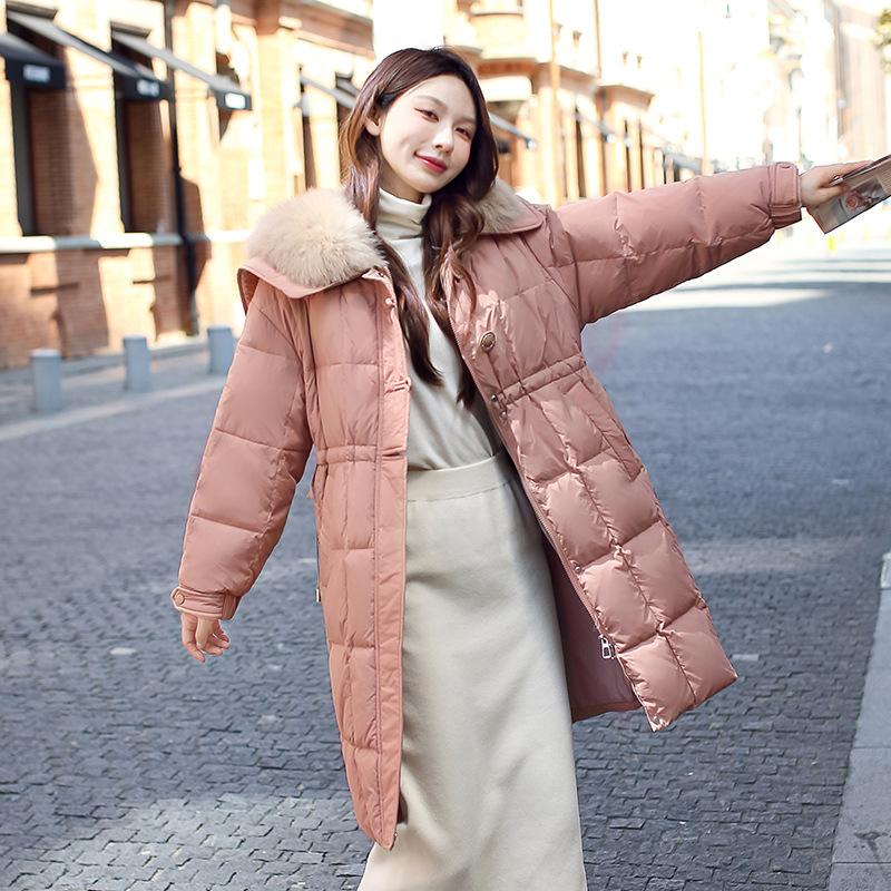 The New Autumn and Winter Big Yards Fat and Large Warm with Winter Korean Version of The Fashion Down Jacket Female