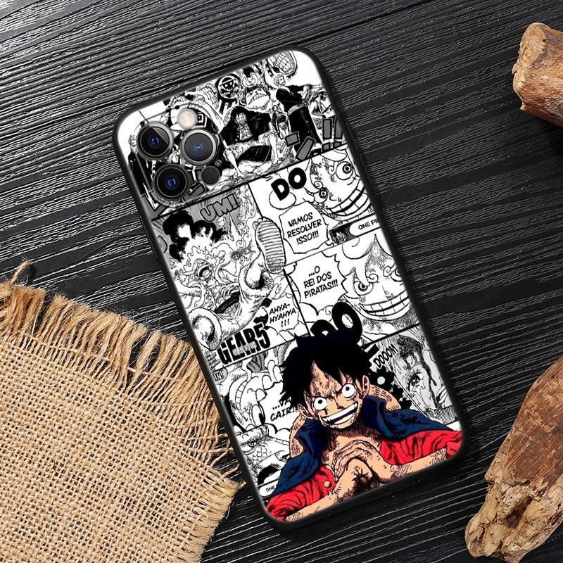 Comics One Pieces Anime Funda For iphone 17 Case For iPhone 16 15 11 12 13 Mini 17 Pro Max 16 Plus 17E 16E Air Case Soft Cover
