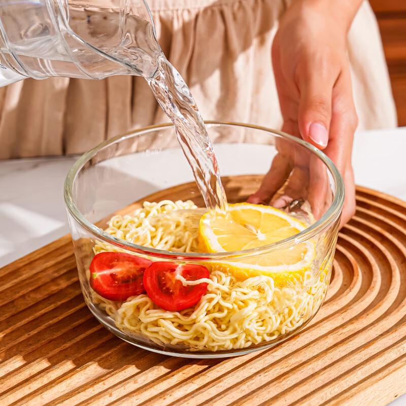 Jingzhou Microwave Safe Round Glass Bowls Set