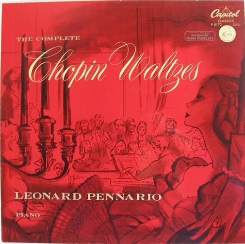 

LP Record LEONARD PENNARIO Chopin Waltzes P8172 CAPITOL 1955 US Classical Used