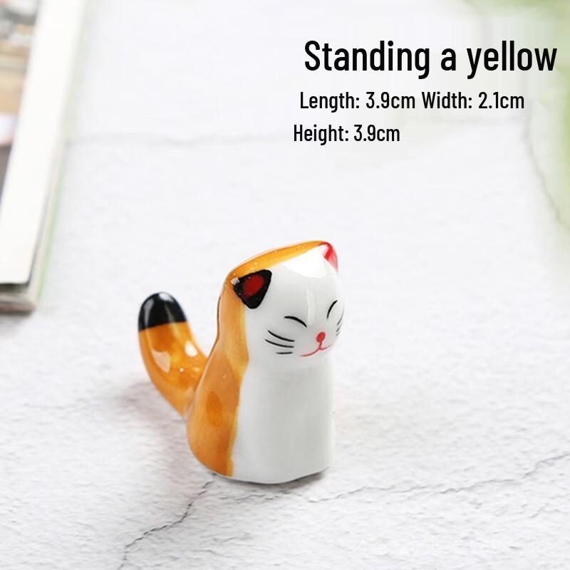 Aishangla Ceramic Kitten Chopstick Rest