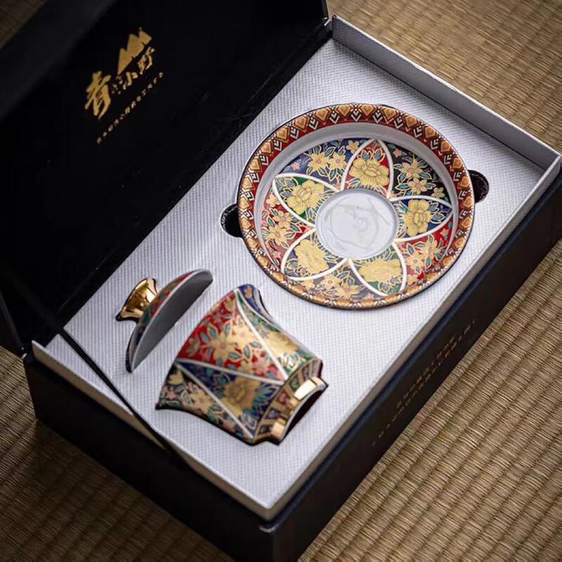 

Chaxun Green Mountain Enamel Ceramic Gaiwan