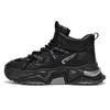 Trendy Men'S Sport Shoes For Casual Wear   Men'S High Top Thick Soled Shoes   Comfortable And Durable Waterproof Shoes