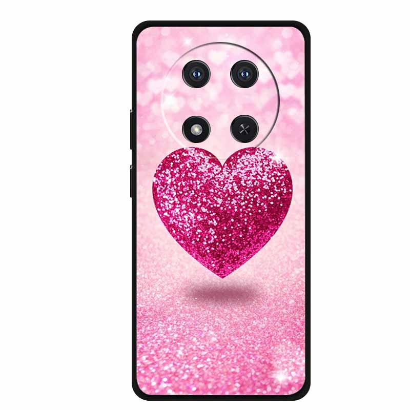 Phone Case For Honor X9c Back Cover Case Black Silicone Soft Funda For Honor Magic 7 lite X60 Pro 5G Case Magic7 lite 7lite Capa