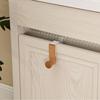 Multiple Purpose Cabinet Hook with Iron & Wood Space Saving Door Mount Hook 4pcs for Hanging Items In Various Rooms Saving