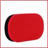 High-Density Red & Black Table Tennis Paddle Rubber Cleaning Sponge - Lint-Free & Soft