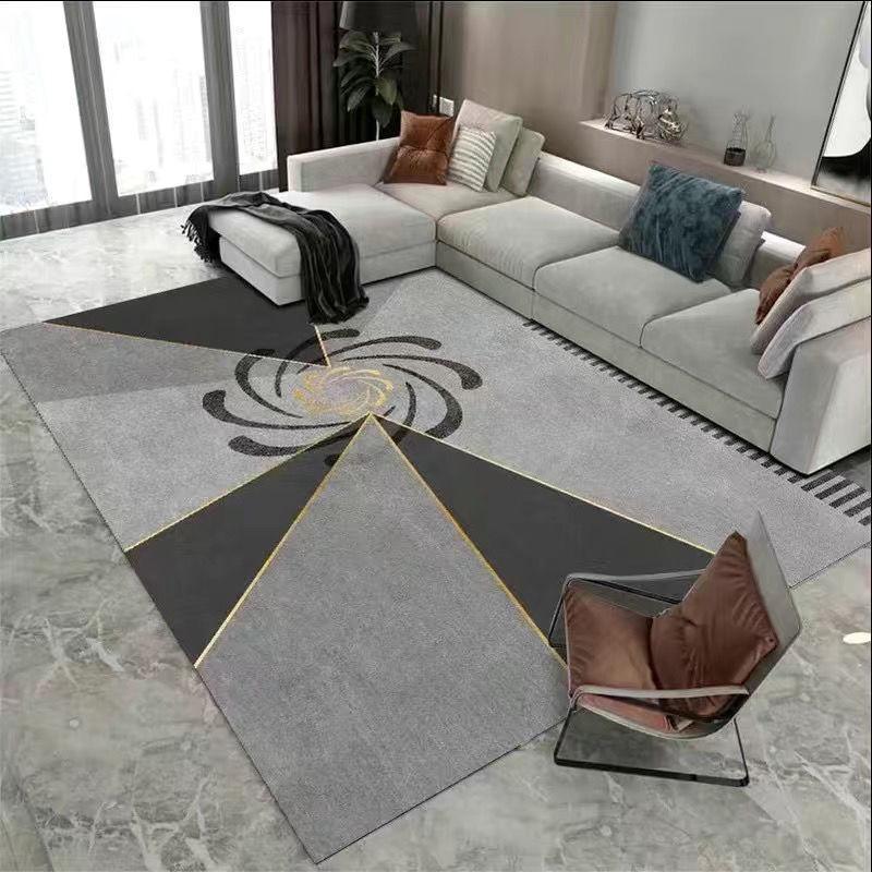 Modern Dirt-Resistant, Easy-Care Crystal Velvet Carpet for Living Room – Wear-Resistant & Non-Slip Design