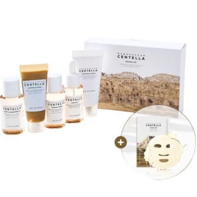 Kit de Viagem Centella 5 Peças + Máscara Ampola Gel de Água Centella 1 Unidade
