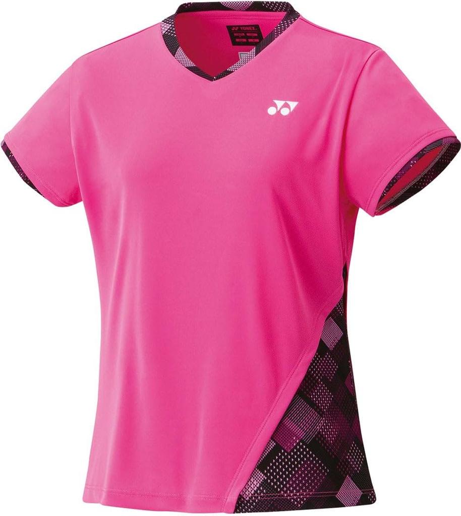 Yonex Women's Game Shirt, Cherry Pink (214)