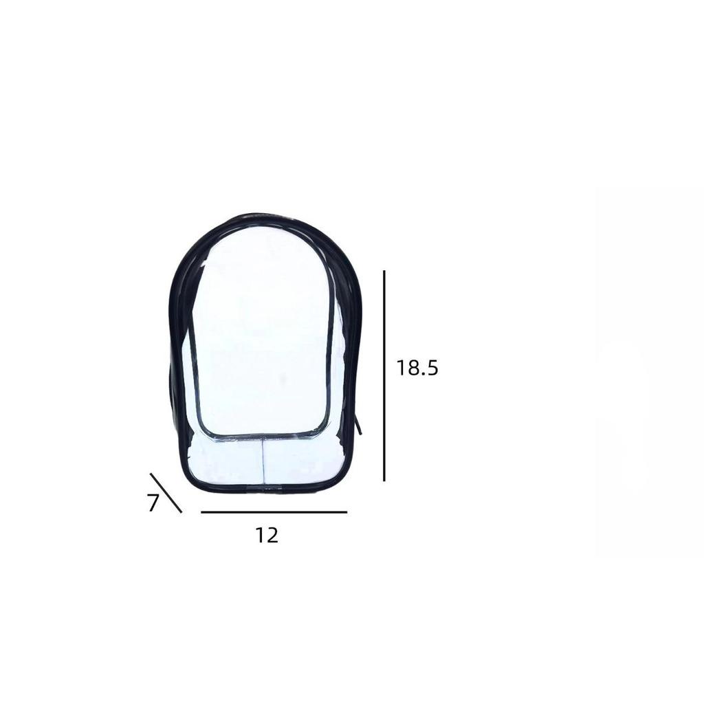18.5cm Cotton Doll Pull Figure Blind Box Stroller Bag - Dustproof, Thickened, Clear PVC Hanging Doll Bag