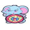 Dartboardwith Stick Balls Children Elephant Dartboard Set Hook and Loop Dartboard with 3 Stick Balls and Hooks Hookand Loop Dartboard Set