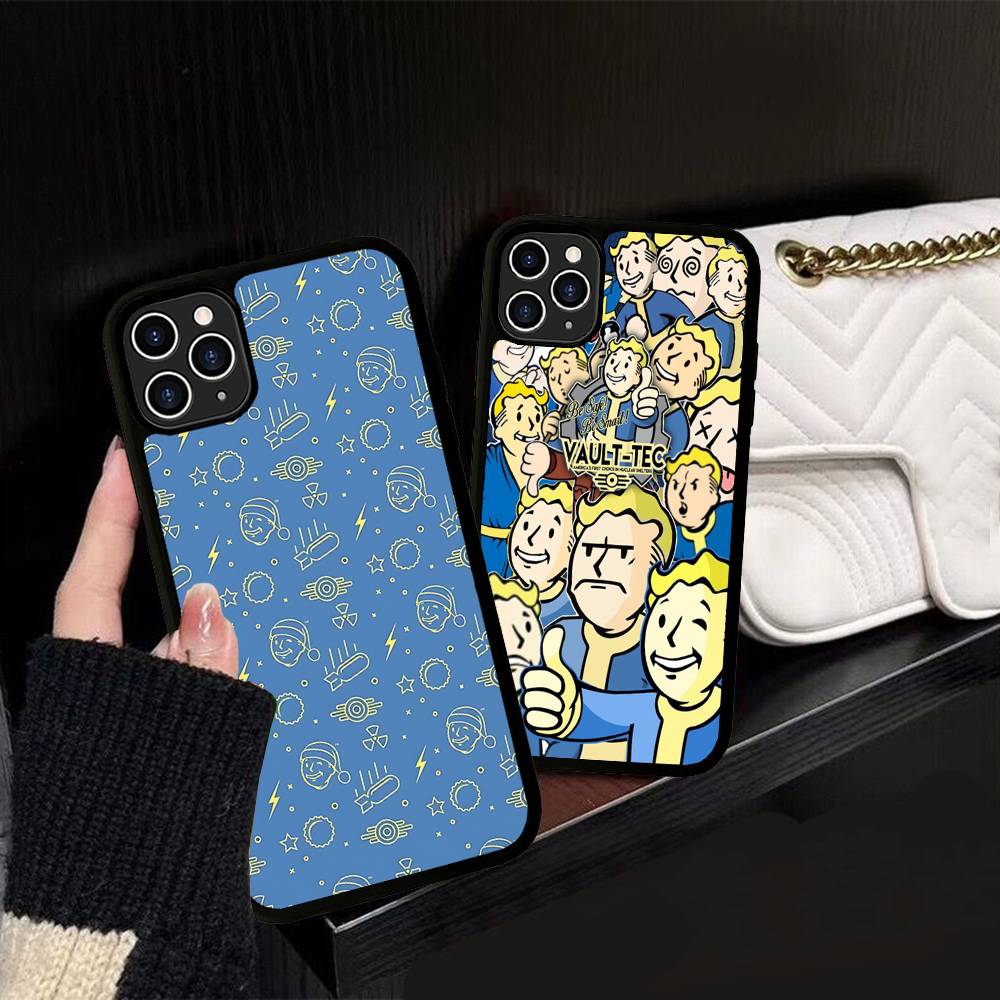F-Fallout S-Series 4 Cool Game For IPhone 17 16 Pro Max Air 15 14 13 12 Mini Plus 11 Hard PC+TPU Phone Back Cover