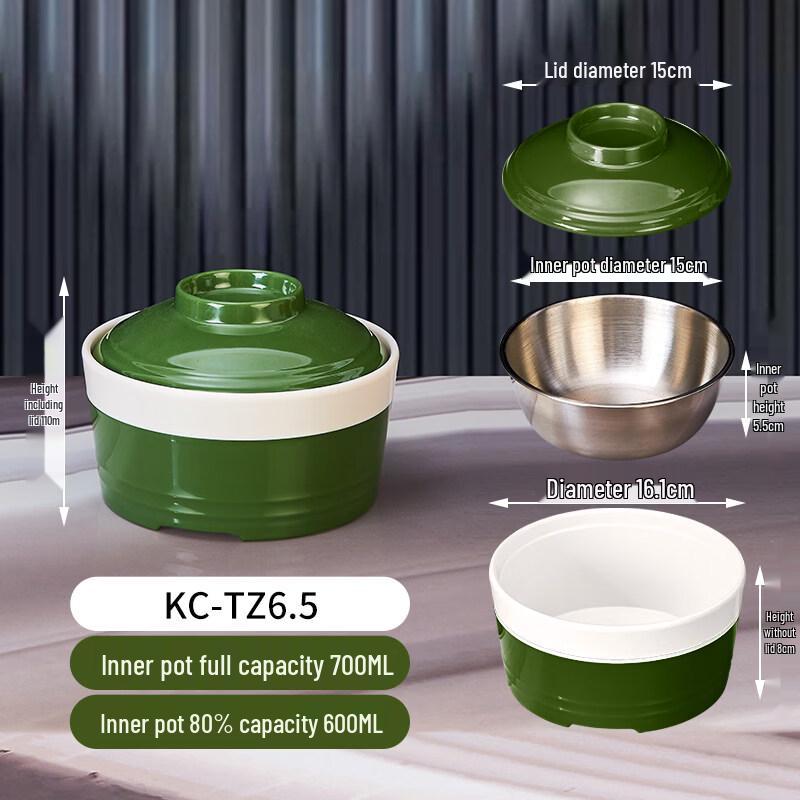 

Ruhan Striped Melamine Soup Tureen Set