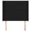 VidaXL Headboard with Ears Black 93x16x118-128 Cm Faux Leather3119378