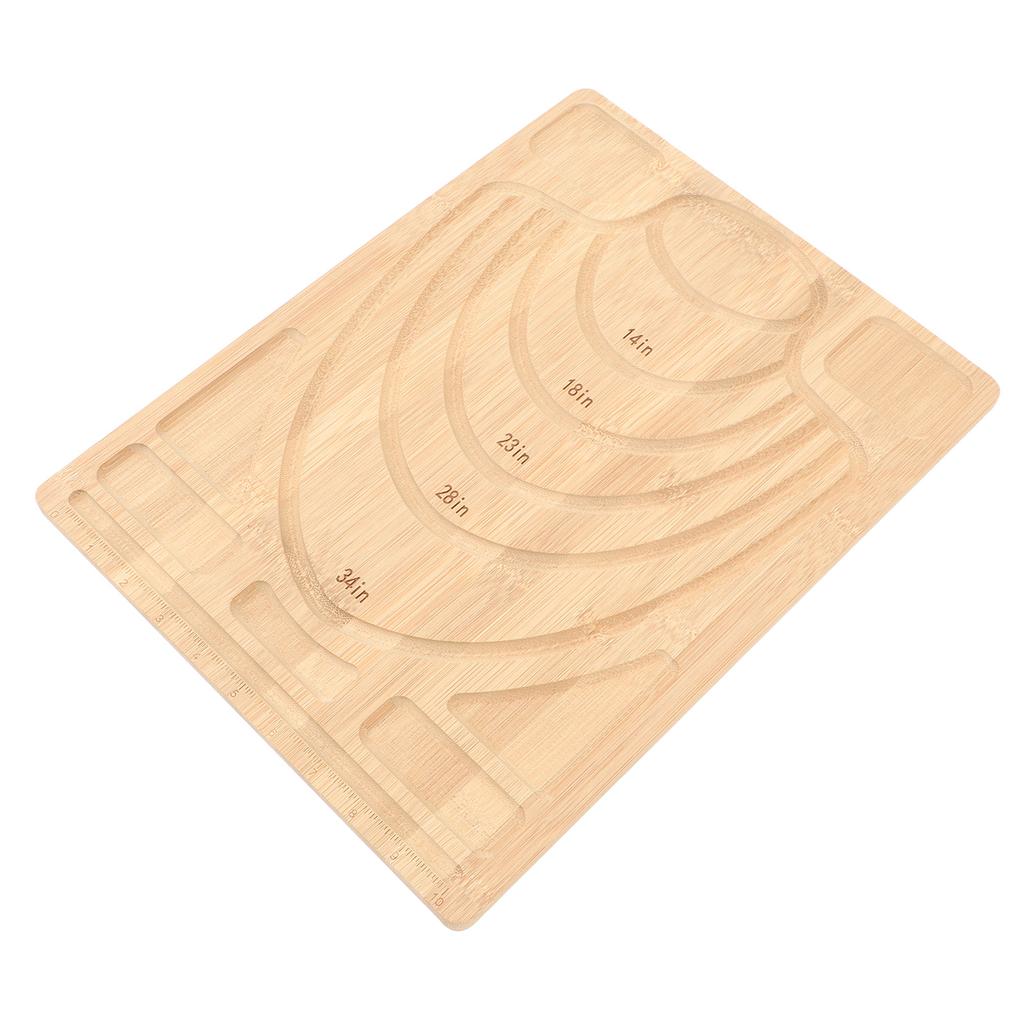 Bead Boards for Jewelry Making Multifunction DIY Bamboo Combo Beading Board for Necklace Bracelet Making Jewelry
