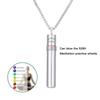 Stainless Steel Breathing Resistance Whistle Necklace Yoga Meditation Necklace  Female Lady Girl