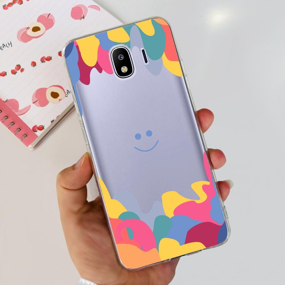 For Samsung Galaxy J4 2018 Case SM-J400F Luxury Clear Silicone Soft TPU Phone Case For Samsung J4 Plus J4+ J415F Back Cover Capa