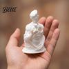Palm-sized Decor Heart Warrior Figurine, 3D Printed Art Statue for Desk, Detailed Sculpture Minimalist Home Office, Creative Gift Compact Piece