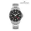 Khaki Navy Scuba 43mm GMT Automatic Black Dial Bracelet H82555130