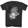 Popeye Schatten Was ich bin Herren T-Shirt