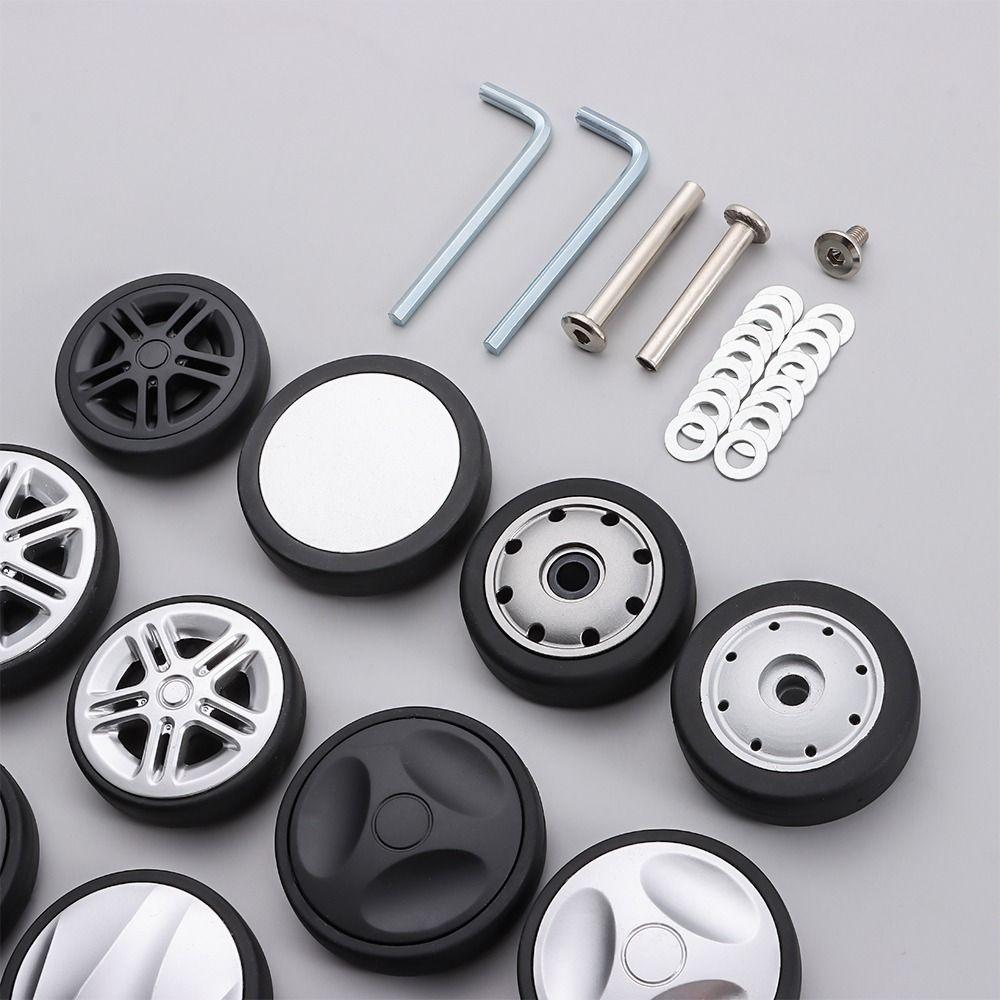 Replacement Suitcase Wheels Suitcase Parts Axles Travel Luggage Wheels  Luggage Accessories