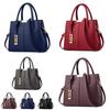 Stylish Large Capacity Mom Handbag For Middle-aged Women In Elegant Purple Color
