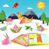 54 Pages of Montessori Toys Cartoon Animal Origami Handicrafts Children's Craft Toys Children's Educational Toy Gifts