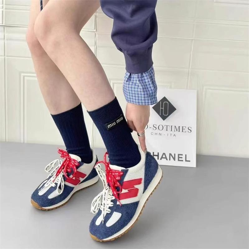 Customized retro leather breathable inner height increase German training shoes women's 2025 spring and autumn new thick-soled casual sports Forrest G