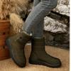 Women's Large Size Soft Sole Winter Warm Anti-slip Fur One Snow Boots Padded Lined Ankle Boots Waterproof Outdoor Sports Mid Calf Cotton Boots