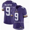 2024 NFL Minnesota Viking Vikings Rugbyový oblek Ne. 9 MCCARTHY Závodní oblek dres Pánský