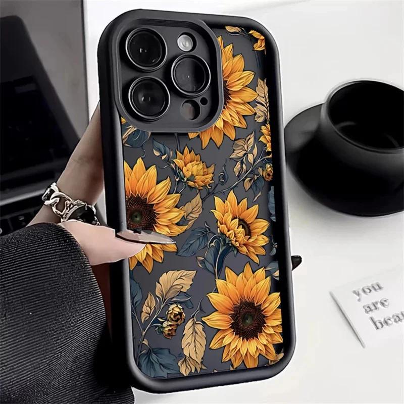 Sunflower Matte Case For Huawei Honor 400 Pro Magic 7 Lite 6 5 Pro 5G 300 200 90 8X X9 Y7A X7 70 Y9 Prime 2019 Y9S Nova 9 SE