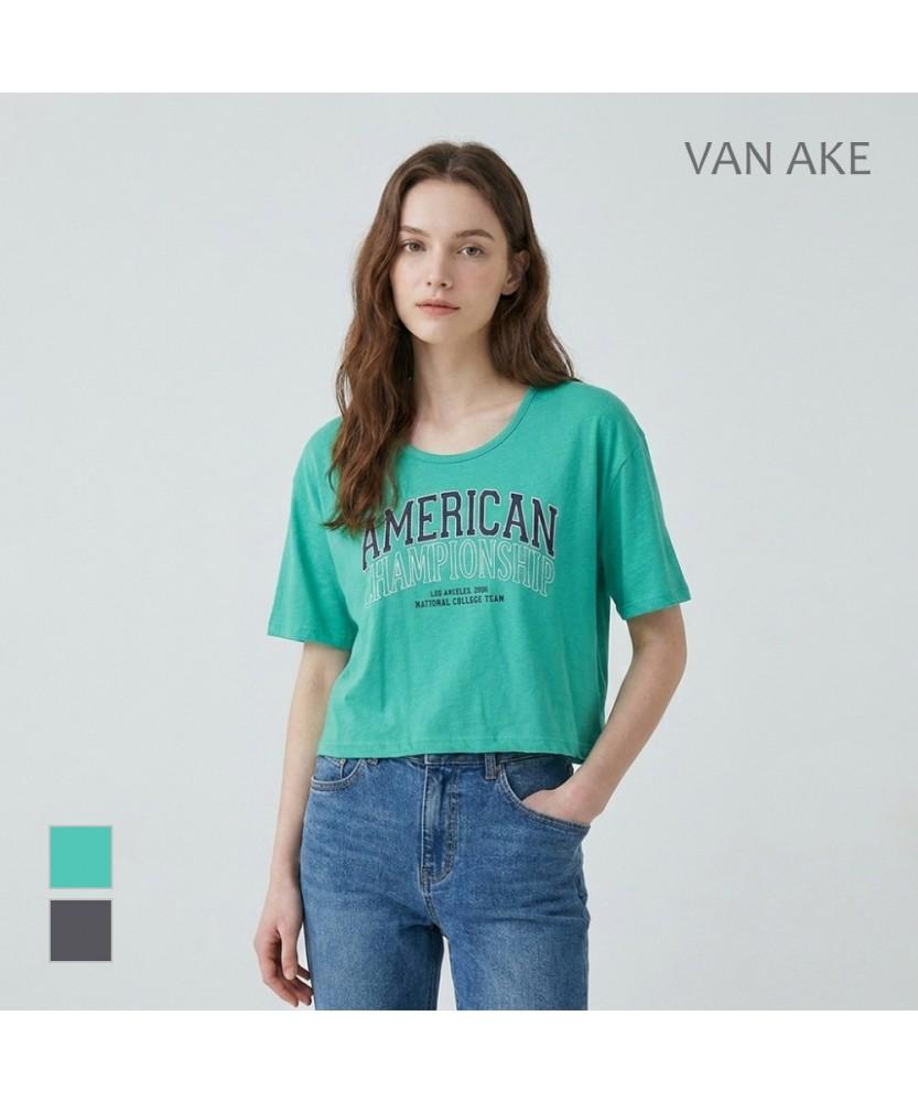 VANAKE Big Lettering Short Sleeve T-Shirt_Vb29Tsm306Z