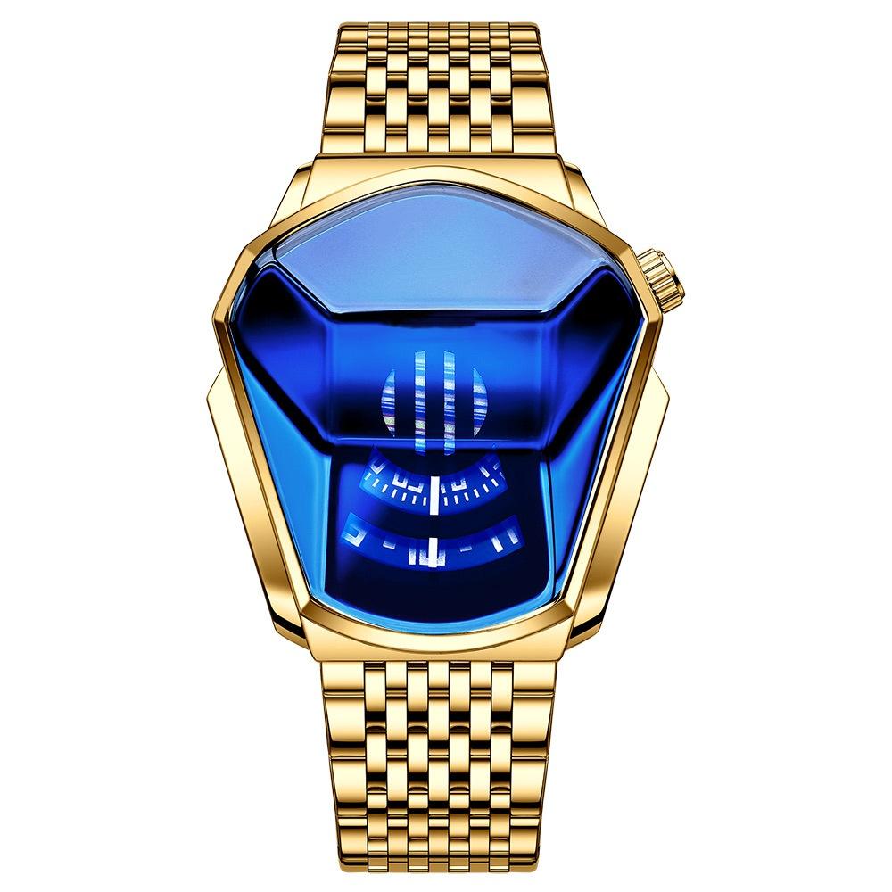 

Мужские часы из нержавеющей стали, водонепроницаемые наручные часы, деловые кварцевые часы