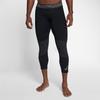 Nike Striped Logo Print Cropped Compression Tights Men Bottoms Black 880825-010