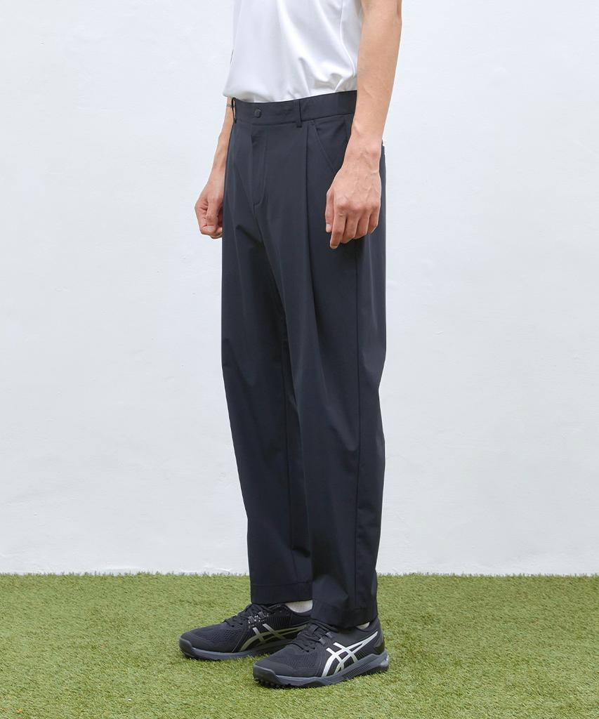 MUSINSA STANDARD SPORTS Moveright Wide Pintuck Pants (Black)