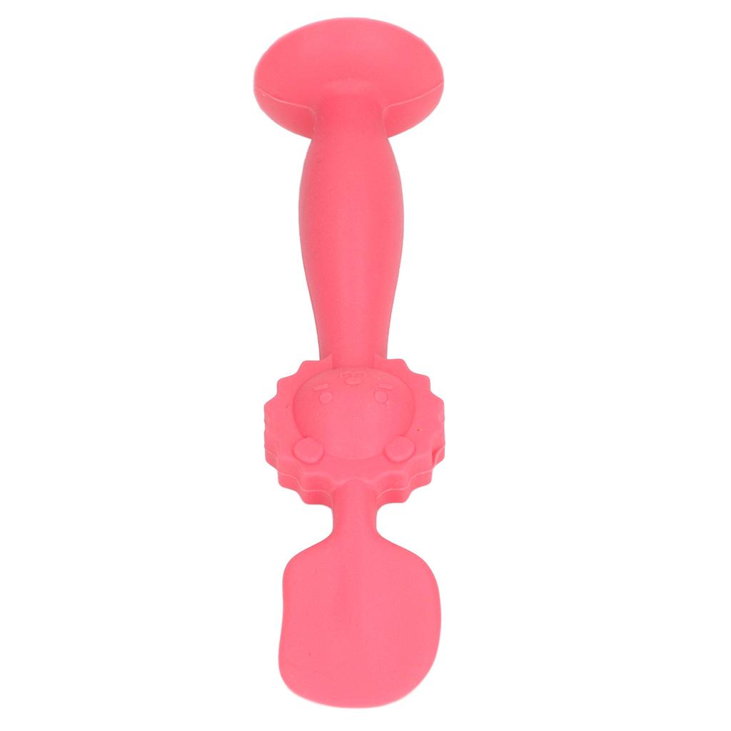 Baby Butt Cream Applicator Soft Silicone Skin Friendly Suction Base Diaper Cream Spatula Red