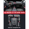 Transparent TPU For MAZDA CX-30 2020-2025 Car Center Console Media Dashboard Navigation Anti-scratch Protector Interior Film