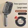 Large Panel Handheld Three-Mode Shower Head for Home Bathing