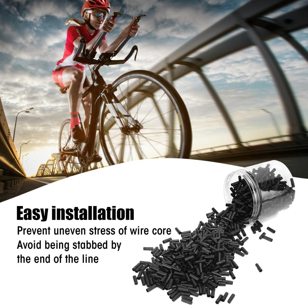 800Pcs Brake Cable Caps Plastic Easy Installation Strong Compression Resistance Durable Bicycle Accessories