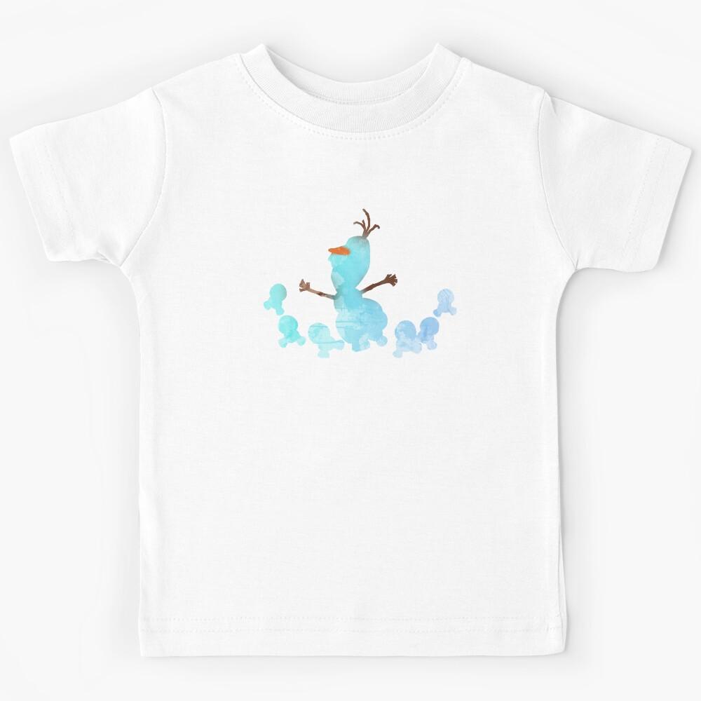 Snowmen Inspired Silhouette Kids T-Shirt 100