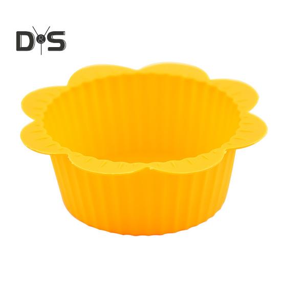 10/20 Τεμάχια Φόρμες Σιλικόνης για Ψήσιμο Πυκνωμένες Αντικολλητικές Φόρμες για Μάφιν Τάρτες με Ακανόνιστα Σχήματα Ασφαλείς για Φούρνο/Κατάψυξη/Πλυντήριο Πιάτων Σκεύη Ψησίματος για Κρέμα Πουτίγκα