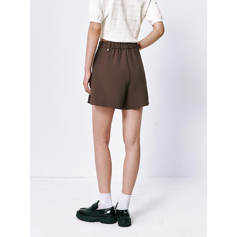 Taipingniao Women's Summer High-Waisted Commuter Shorts