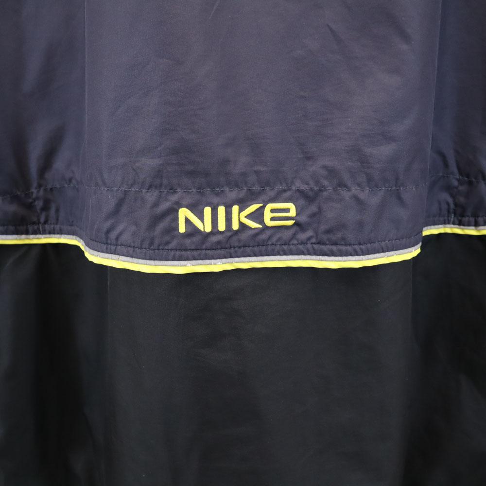NIKE 90s 00s Old Windbreaker XL Navy x beige Jacket Men's Used
