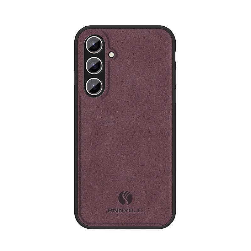Samsung S26 Ultra Car Magnetic Phone Case - A57 Suede Texture Skin-friendly S25 FE Protective Cover