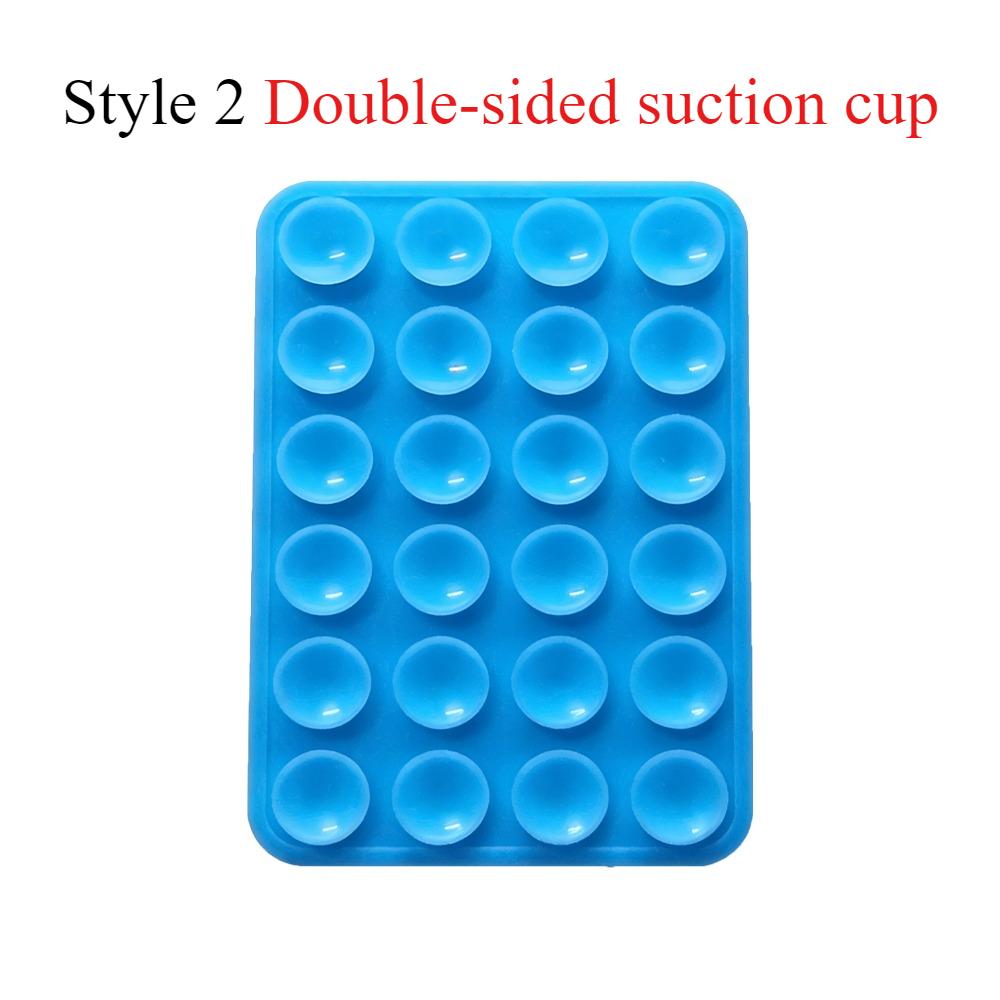 Sticker/Double-sided Suction Cup Adhesive Silicone Suction Pad Bracket Multifunction Rubber Sucker Pad Durable Mobile Phone
