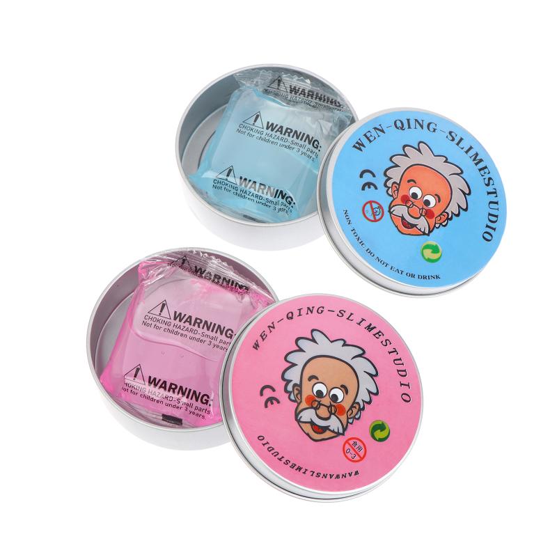 Bunte Flüssigglas Schlamm Schleim Stressabbau Spielzeug Nicht klebrige Hand Kristall Schlamm Dekompressionsspielzeug Für Kinder Erwachsene Geschenk