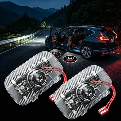 2PC/SET Car Door Welcome Light Led Car Projector Lamp Car Accessories For CBR300RR CBR600RR CBR1000RR CBR500R CBR650F VFR800 1200 VTX1300