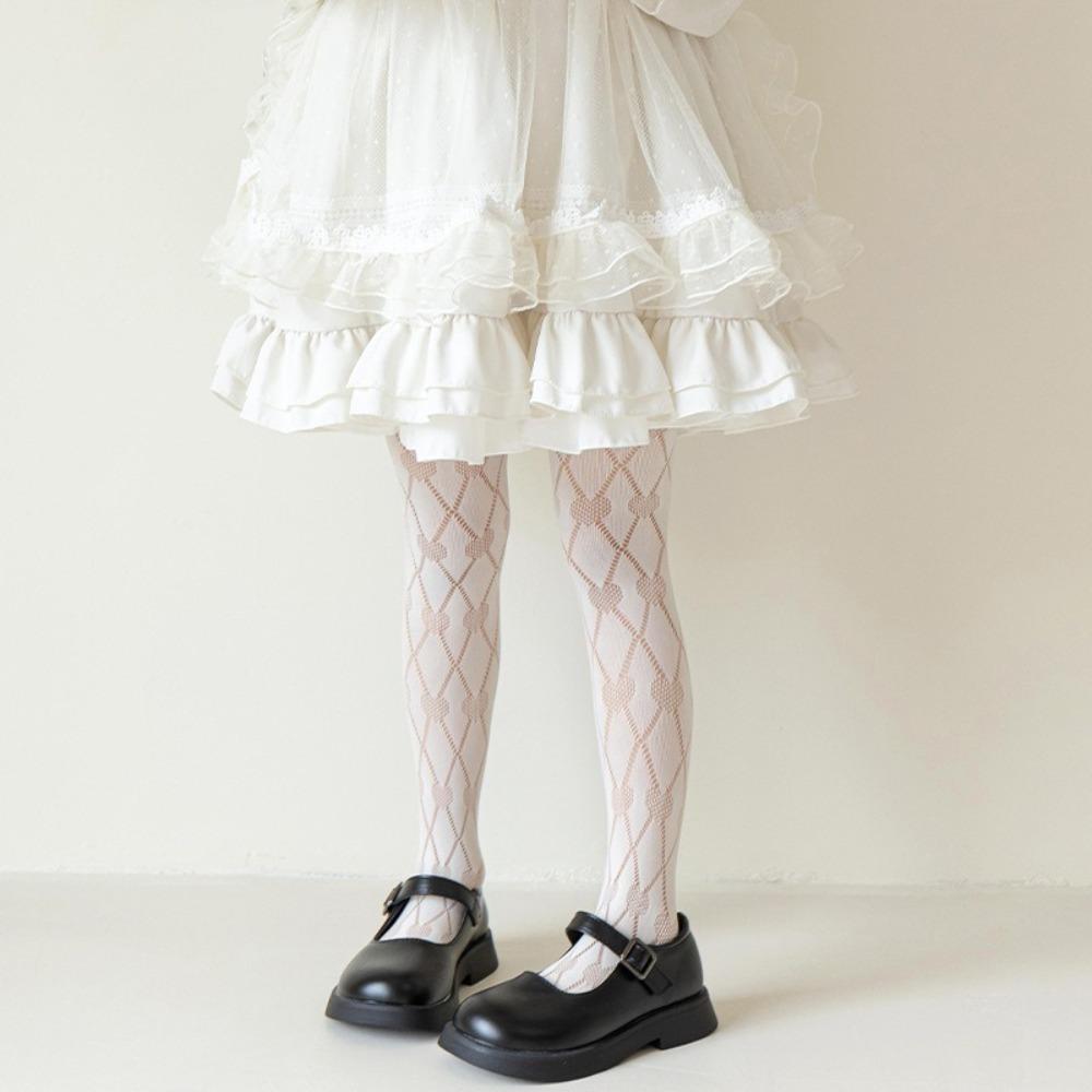 

Эластичные чулки с вышивкой Чулочно-носочные изделия Новые леггинсы с ножками Лолита L-9-13Y бежевый