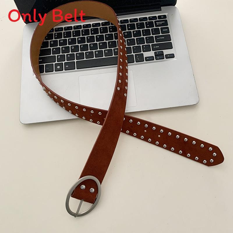 

Fashion Pu Leather Belt For Women With Metal Pin Buckle For Office And Casual Wear кавовий